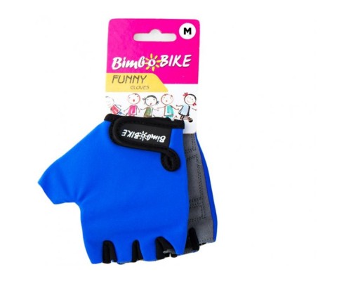 Велорукавиці Bimbo Bike FUNNY M Blue (90944B-IS)