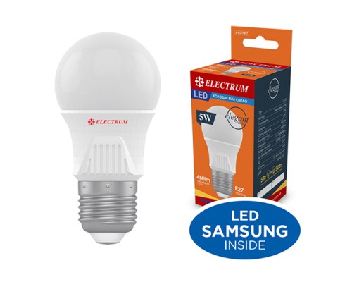 Лампочка Electrum A50 5W PA LS-33 Elegant Е27 4000K (A-LD-1917)