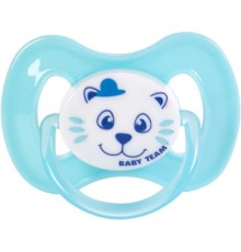 Пустушка Baby Team силіконова вишнеподібної форми 0+ міс (3003_блакитний)