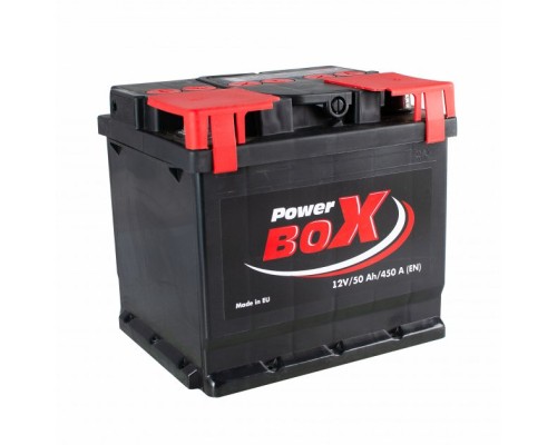 Акумулятор автомобільний PowerBox 50 Аh/12V А1 Euro (SLF050-00)