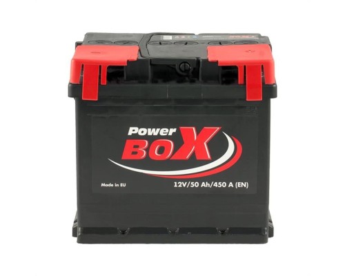 Акумулятор автомобільний PowerBox 50 Аh/12V А1 Euro (SLF050-00)