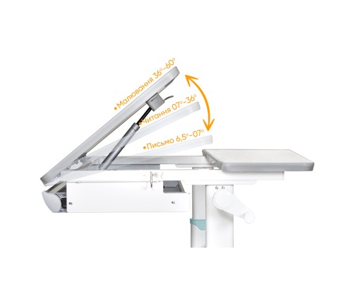 Парта Mealux Edmonton Multicolor Blue Lite (BD-610 W/MC + BL Lite)