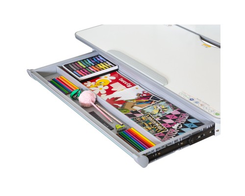 Парта Mealux Edmonton Multicolor Blue Lite (BD-610 W/MC + BL Lite)