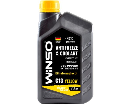 Антифриз WINSO WINSO YELLOW G13 yellow 1kg (880940) 