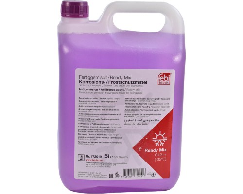 Антифриз Febi G12++ 5л фіолетовий -35C (172019FE)