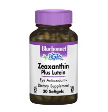 Антиоксидант Bluebonnet Nutrition Зеаксантин + Лютеїн, 30 желатинових капсул (BLB0858)
