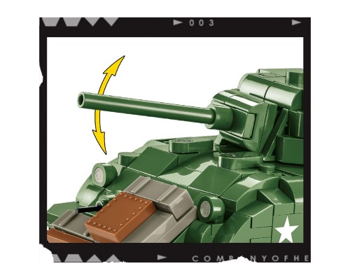 Конструктор Cobi Company of Heroes 3 Танк M4 Шерман, 615 деталей (COBI-3044)