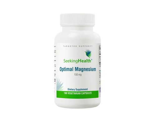 Мінерали Seeking Health Магній, 150 мг, Optimal Magnesium, 100 вегетаріанських капсул (SKH-52064)