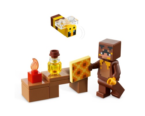 Конструктор LEGO Minecraft Бджолиний будиночок 254 деталі (21241-)