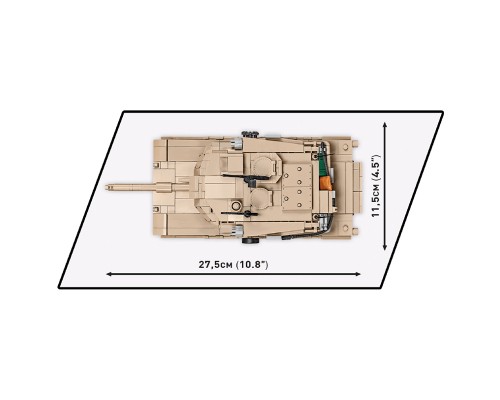 Конструктор Cobi Танк M1A2 Абрамс, 975 деталей (COBI-2622)