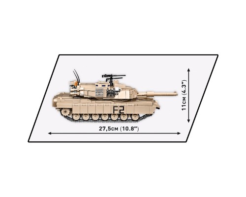 Конструктор Cobi Танк M1A2 Абрамс, 975 деталей (COBI-2622)