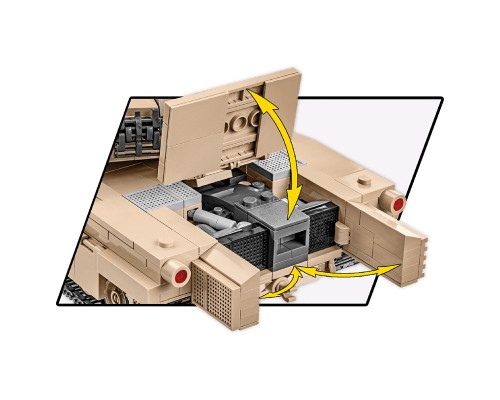 Конструктор Cobi Танк M1A2 Абрамс, 975 деталей (COBI-2622)