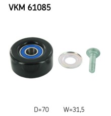 Натягувач ременя з роликом SKF VKM 61085