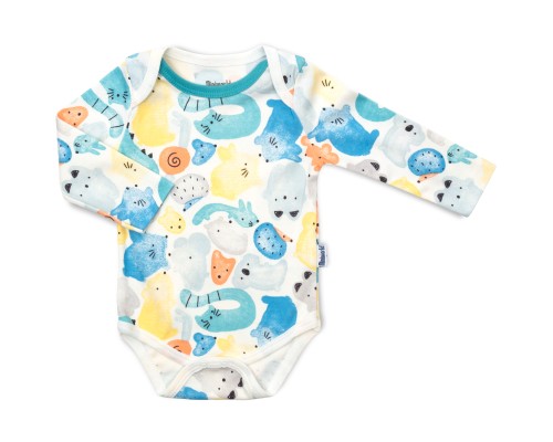 Набір дитячого одягу Miniworld з котиками (16317-62B-mint)