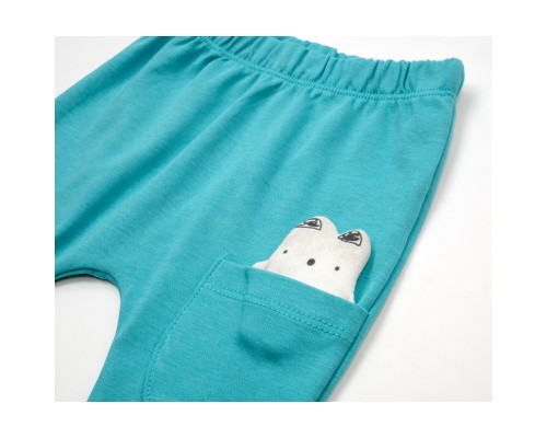 Набір дитячого одягу Miniworld з котиками (16317-62B-mint)