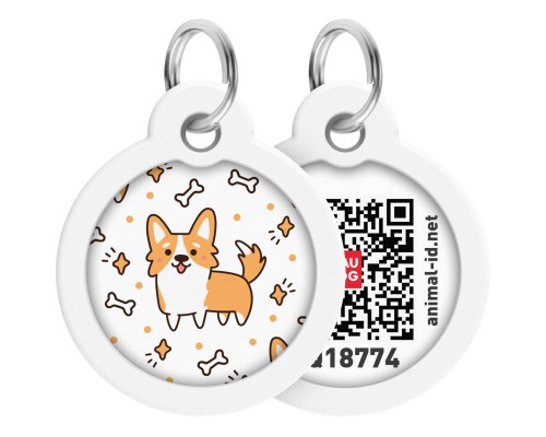 Адресник для тварин WAUDOG Smart ID з QR паспортом 