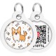 Адресник для тварин WAUDOG Smart ID з QR паспортом 