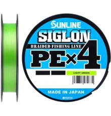 Шнур Sunline Siglon PE н4 150m 0.6/0.132mm 10lb/4.5kg Light Green (1658.09.04)