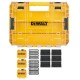 Ящик для інструментів DeWALT для біт системи TSTAK Tough Case L з футляром та касетами 8шт, розділювачі 6шт (DT70804)
