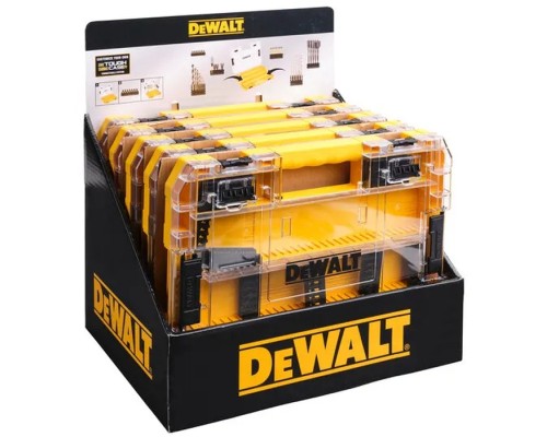 Ящик для інструментів DeWALT для біт системи TSTAK Tough Case L з футляром та касетами 8шт, розділювачі 6шт (DT70804)