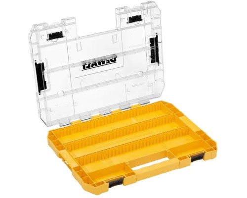 Ящик для інструментів DeWALT для біт системи TSTAK Tough Case L з футляром та касетами 8шт, розділювачі 6шт (DT70804)