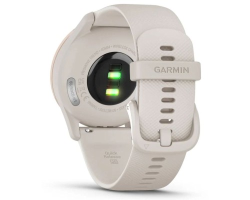 Смарт-годинник Garmin vivomove Trend, WW, White Cream, Silicone, GPS (010-02665-01)