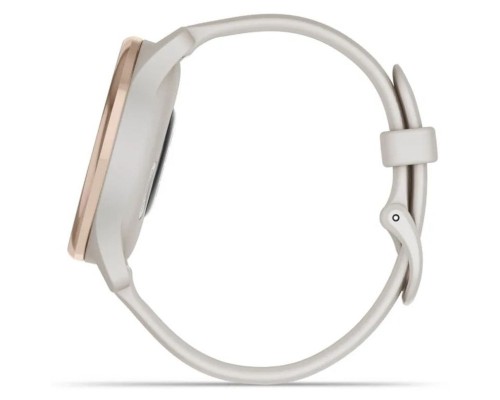 Смарт-годинник Garmin vivomove Trend, WW, White Cream, Silicone, GPS (010-02665-01)