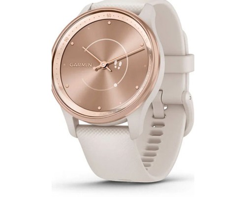 Смарт-годинник Garmin vivomove Trend, WW, White Cream, Silicone, GPS (010-02665-01)