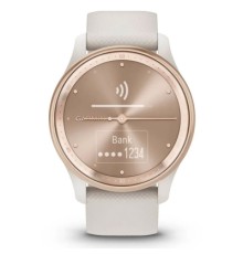 Смарт-годинник Garmin vivomove Trend, WW, White Cream, Silicone, GPS (010-02665-01)