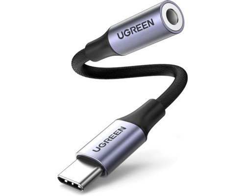 Перехідник USB-C to 3.5mm F 0.10m AV161 Ugreen (80154)