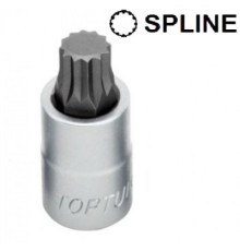 Головка торцева Toptul SPLINE M14 L55мм 1/2