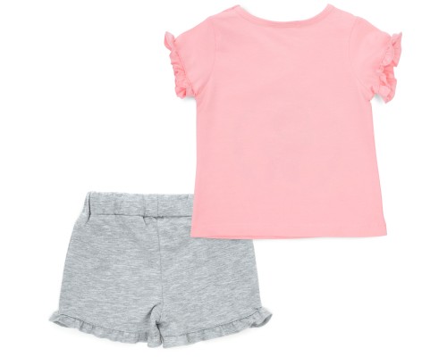 Набір дитячого одягу з дівчинкою Breeze (18595-110G-pink)