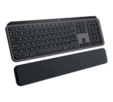 Клавіатура Logitech MX Keys S Plus Palmrest Wireless UA Graphite (920-011589)