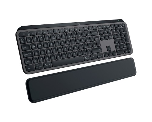 Клавіатура Logitech MX Keys S Plus Palmrest Wireless UA Graphite (920-011589)