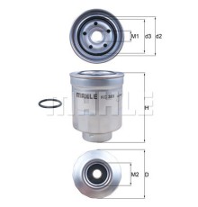 Фільтр паливний Champion KC389D