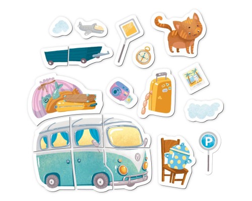 Навчальний набір DoDo Магнітна гра Котик-мандрівник (200234)