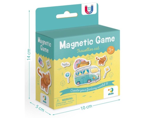 Навчальний набір DoDo Магнітна гра Котик-мандрівник (200234)