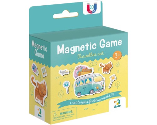 Навчальний набір DoDo Магнітна гра Котик-мандрівник (200234)