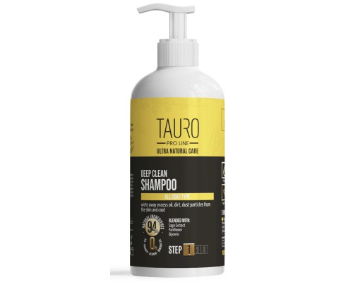 Шампунь для тварин Tauro Pro Line Ultra Natural Care Deep Clean 1000 мл (TPL63590) Шампунь для тварин Tauro Pro Line Ultra Natural Care Deep Clean 1000 мл (TPL63590)