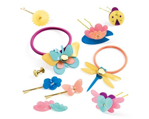 Набір для творчості Djeco створення аксесуарів для волосся (DJ09498)