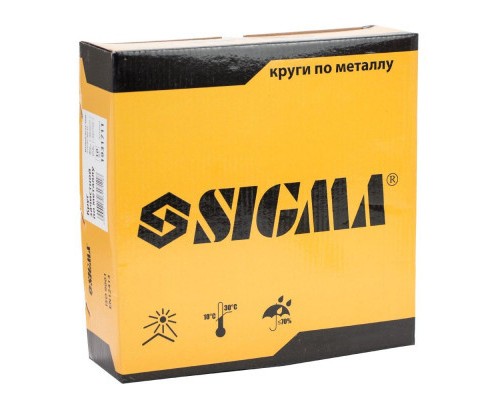 Круг зачистний Sigma по металу 230x6.0x22.2мм, 6600об/хв (1931711)
