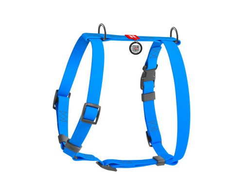 Шлея для собак WAUDOG Waterproof Н-подібна анатомічна XL блакитна (32452)