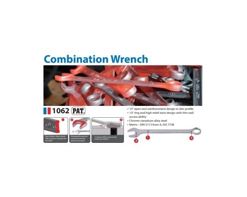 Ключ KING TONY комбінований 6-24 мм 13 шт. (12D13MRN)