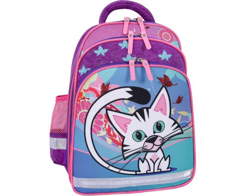 Рюкзак шкільний Bagland Mouse 143 малиновий 512 (00513702) (85267818)