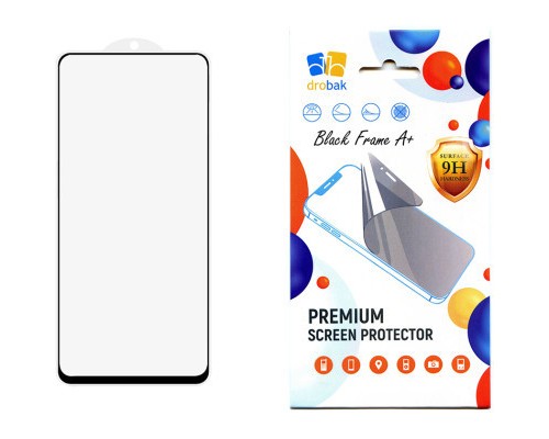 Скло захисне Drobak Xiaomi Redmi Note 13 5G Black Frame A+ (171705)