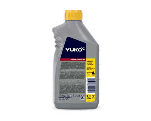Моторна олива Yuko VEGA SYNT 5W-30 1л (4823110402290)