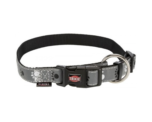 Нашийник для тварин Trixie Silver Reflect світловідбиваючий S-M: 30-45 см/15 мм сірий (4011905122229)