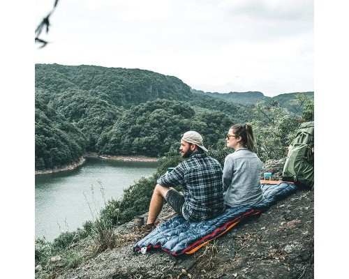 Спальний мішок Naturehike з натуральним пухом CW280 NH17Y010-R темно-синій (6927595762417)