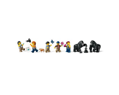Конструктор LEGO City Вертоліт у базовому таборі для дослідження джунглів (60437)