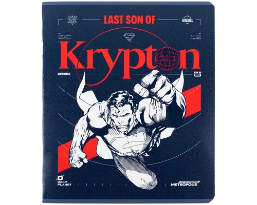 Зошит Kite DC Comics 48 аркушів, клітинка (DC24-259)